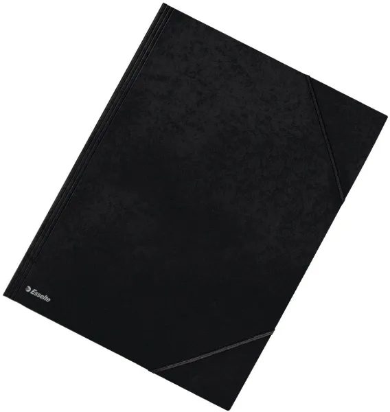 Carpeta elástica de 3 solapas Esselte Cartón negro A3 200 hojas