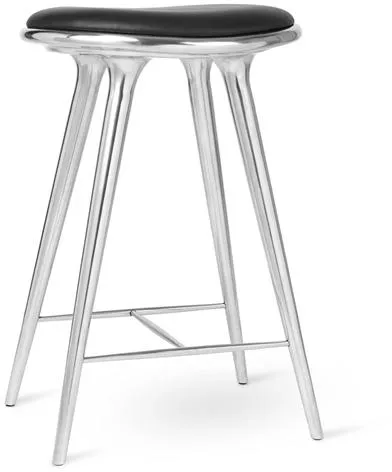 Mater High Stool Taburete de Bar Aluminio Reciclado 69cm