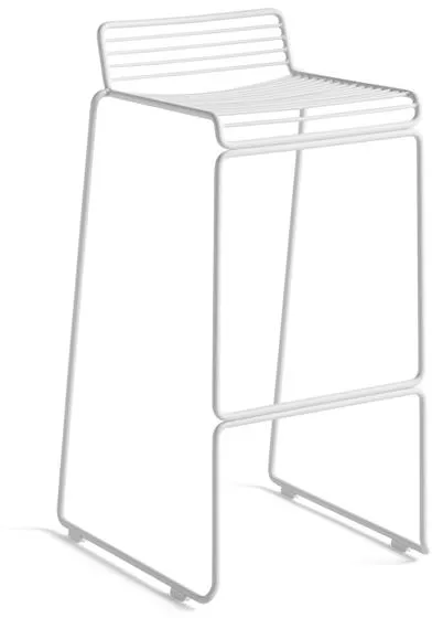 HAY Hee Taburete de Bar H75 Blanco