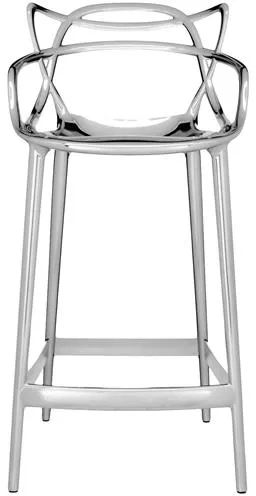 Kartell Masters Taburete H65 Cromo