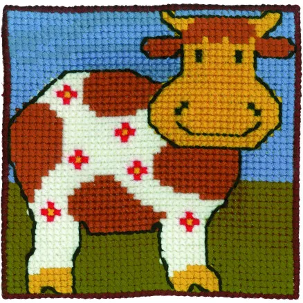 Permin Kit de Bordado Infantil Vaca 25x25cm