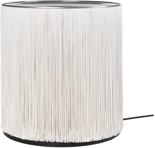Gubi Model 597 Lámpara de pie Aluminio Pulido/Franja Crema