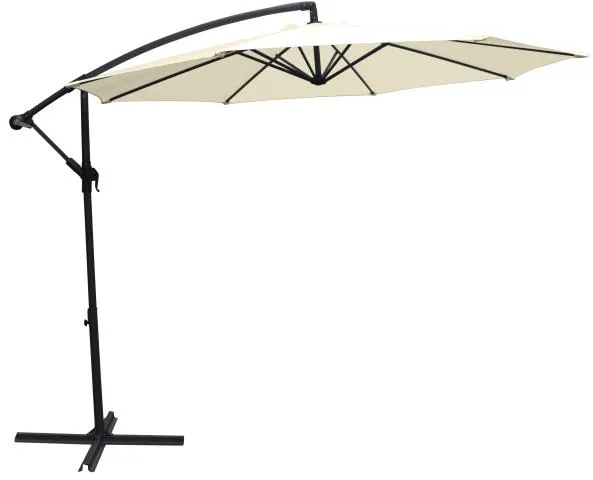Sombrilla colgante beige 300cm