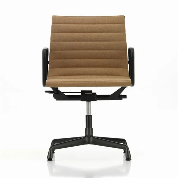 Vitra Aluminium EA 132 Silla de oficina con giro y reposabrazos Papyrus