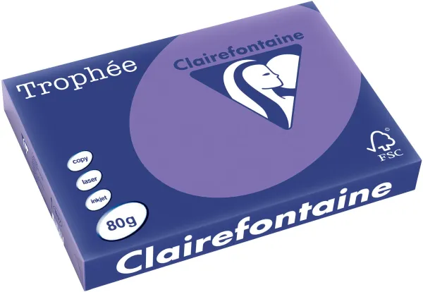 Q-connect Trophee papel de copia A3 80g violeta intenso 500 hojas