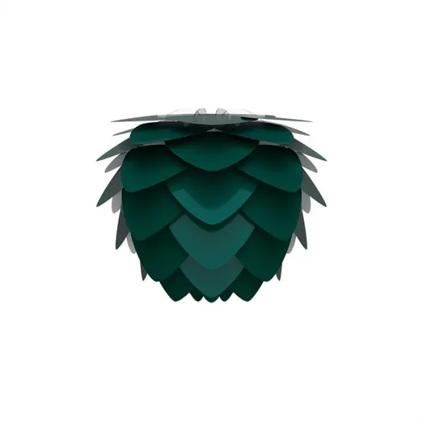 Pantalla de lámpara Umage Aluvia en aluminio - Mini - Verde bosque