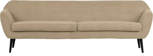 Rocco, Sofá lounge, color arena, H75x230x82 cm