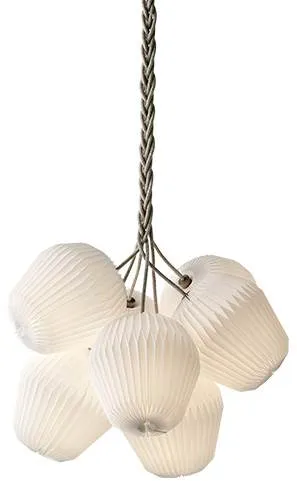 Le Klint THE BOUQUET Gran Lámpara de Araña con 7 pantallas de papel