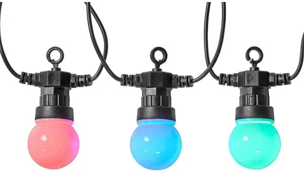 Nedis SmartLife Party Guirnalda de Luces - 10 metros con 20 lámparas - RGB