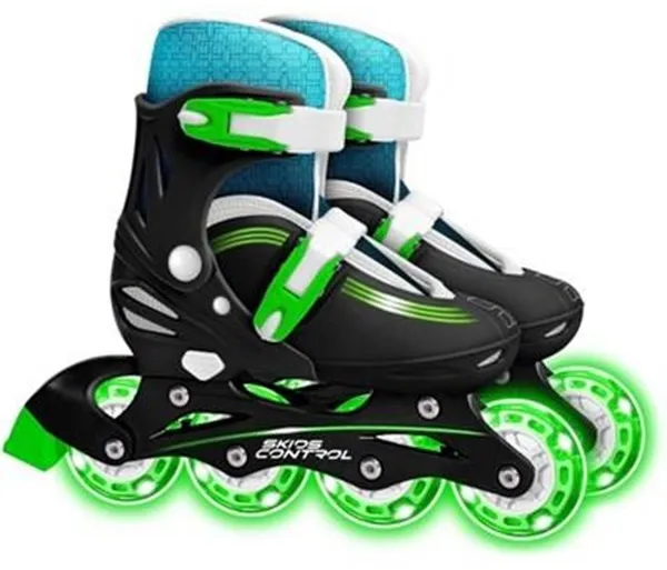 Skids Control Patines en línea ajustables con luz talla 30-33