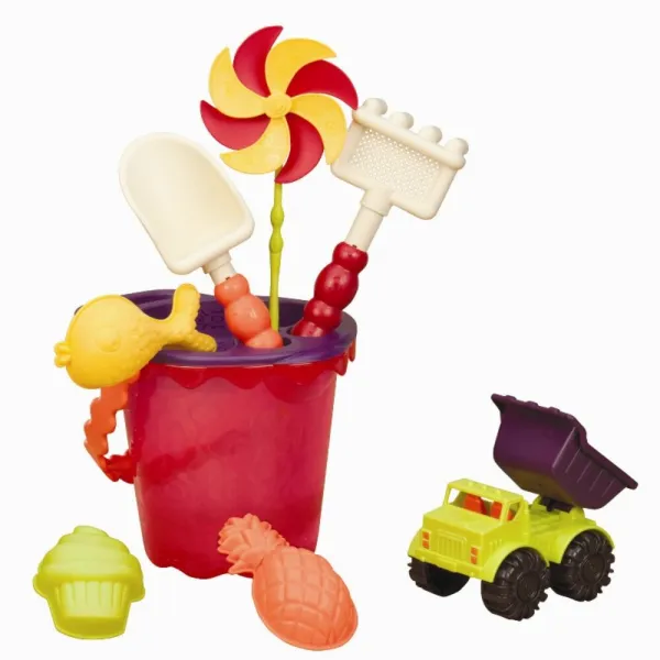 Sands Ahoy - Juego de cubos - Rojo
