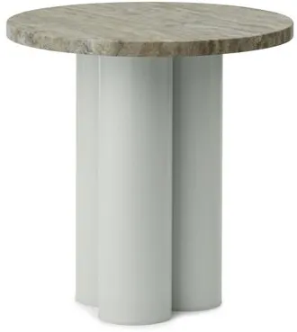 Normann Copenhagen Dit Mesa Auxiliar Verde Claro/Travertino Plata