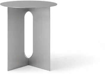 Audo Androgyne Base Para Mesa Auxiliar Acero Cepillado