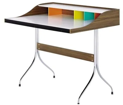 Vitra Home Escritorio Nogal/Cromo