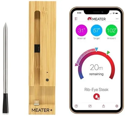 MEATER Plus - Termómetro inalámbrico para asar