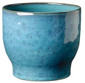 Maceta Knabstrup Keramik, azul empolvado - Ø:16,5 cm